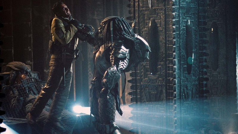 architecture, illuminated, adult, human representation, mid adult, night, men, AVP: Alien vs. Predator, Celtic (Predator), creativity, street, built structure