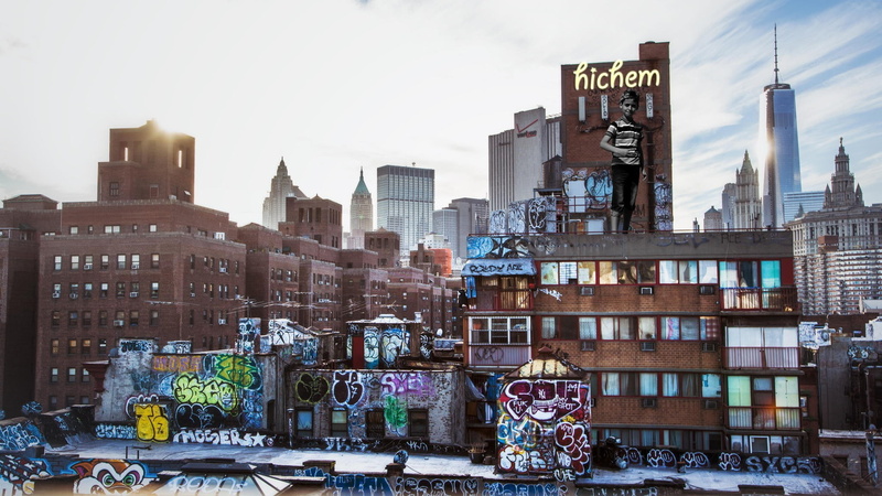 1080P, city, New York City, graffiti