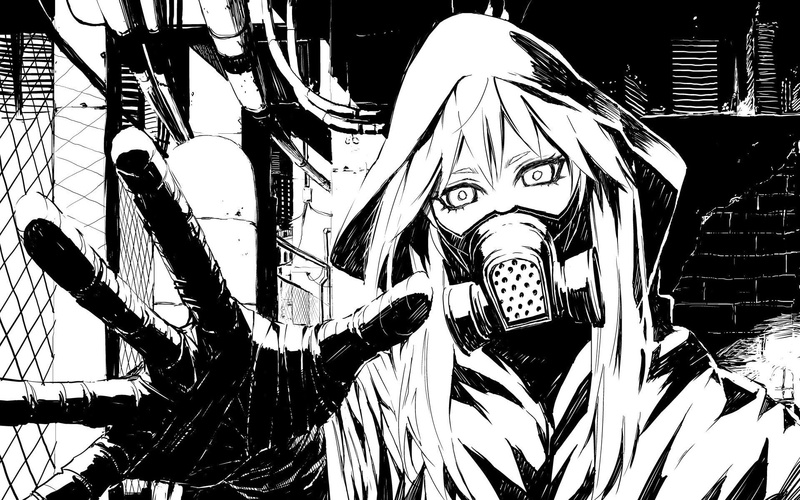 1080P, mask, goo girls, gas masks