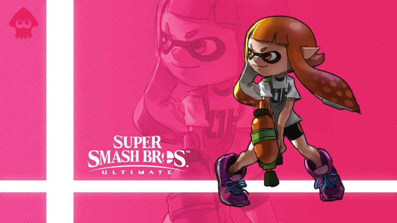 2K, Video Game, Super Smash Bros. Ultimate, Inkling (Splatoon)