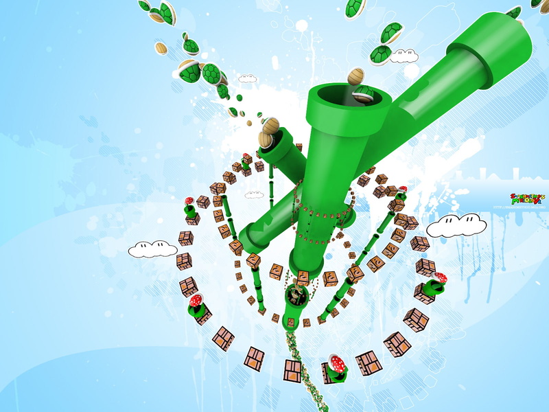 hd, mario, pipe, video games, piranha, tubes, nintendo, shell, 720P, plant, koopa