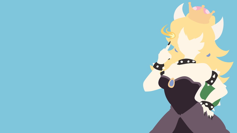 Bowsette, Mario, 1080P