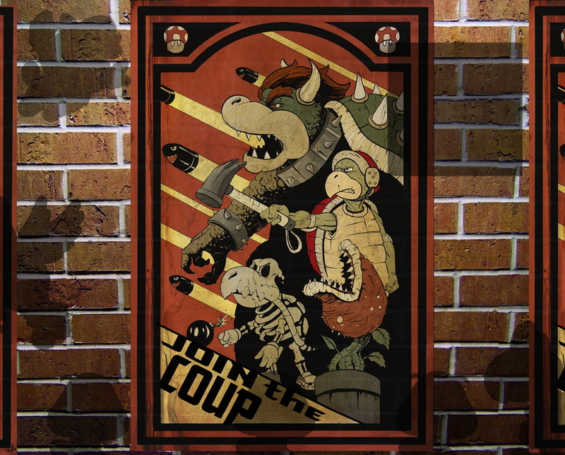 Mario, games, art, bowser, 480P, x, super, nintendo, bros, video, hd