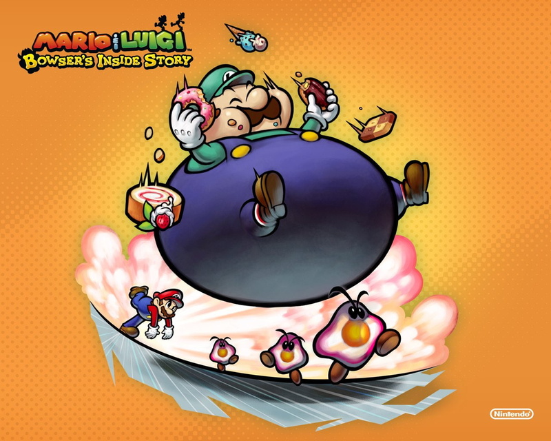 720P, Mario and Luigi: Bowsers Inside Story, Luigi, Mario