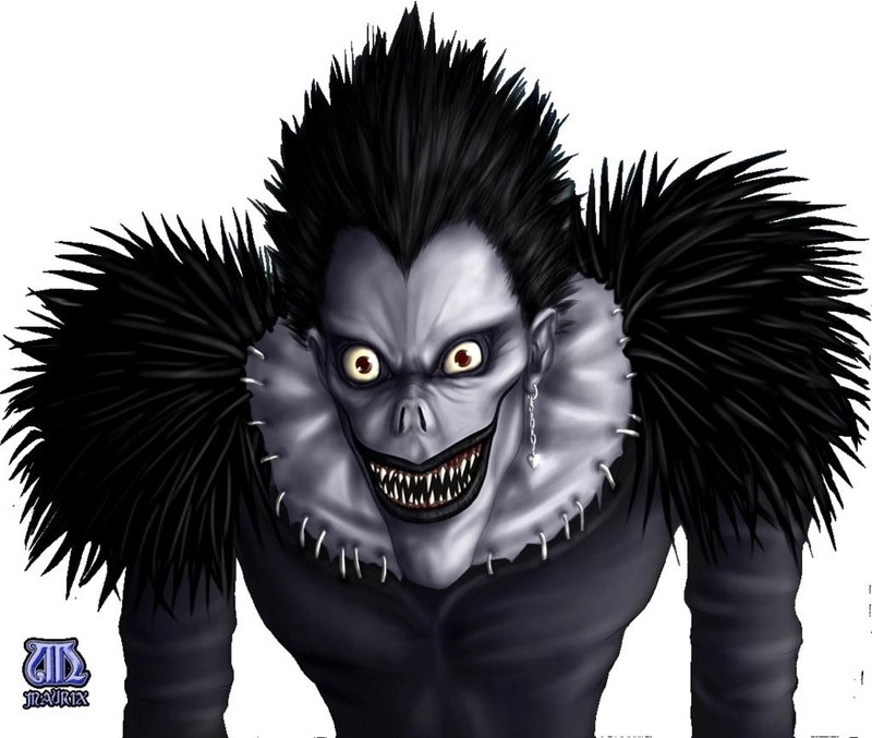 note, death, art, death note, anime, 480P, Ryuk, x, hd