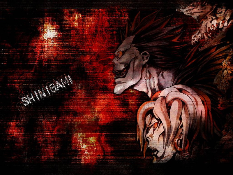 death note, 480P, anime, death, Ryuk, note, x, art, hd