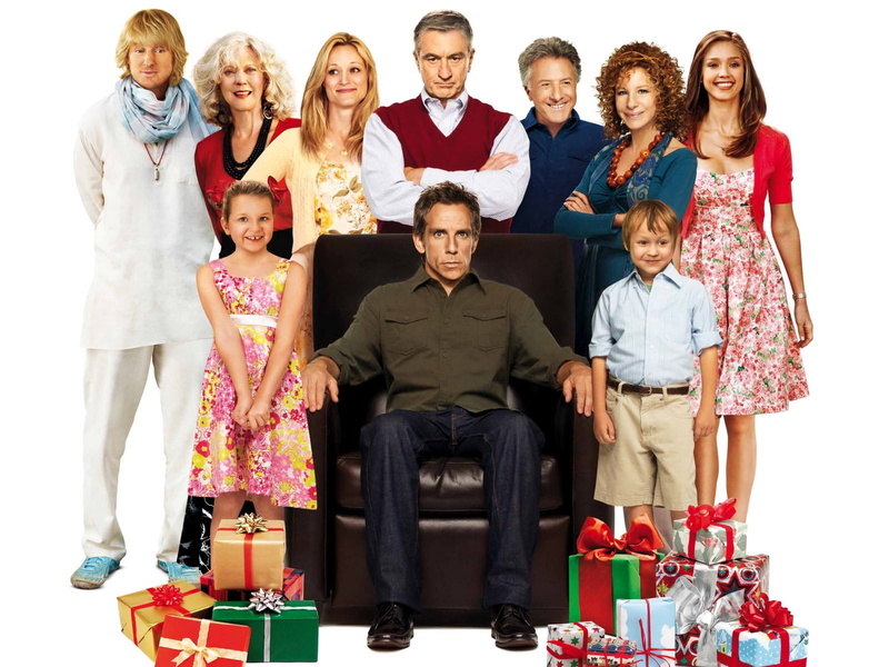 robert de niro, shirt, senior adult, owen wilson, 720P, dress, child, girls, adult, mature adult, women, little fockers, s, sitting, looking at camera