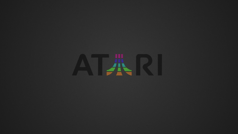 color, 1080P, Atari, logo, background