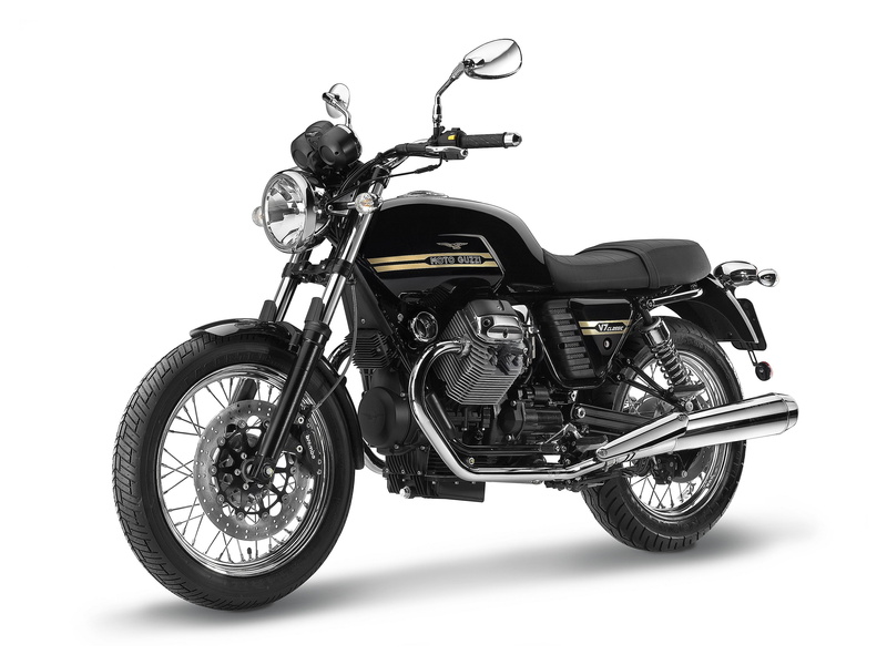 4K, classic, motorcycles, (v7), moto, guzzi, 2007