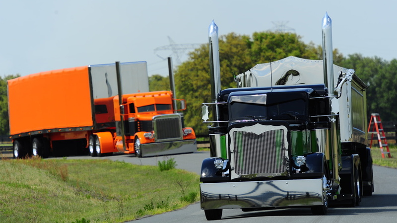 custom, trailer, tuning, rigs, tractor, roads, big, peterbilt, semi, 1080P