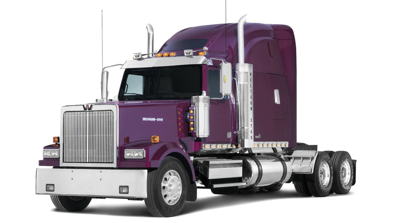 trucks, 1920x1080, star, truck, cars, western star trucks, purple, western, trailer, 1080P