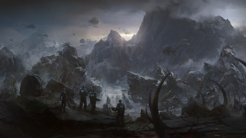 games, artwork, Futuristic, 2K, Video Games, x, gears, hd, video, art, war, gear