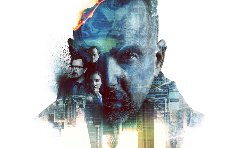 Criminal, Gal Gadot, fiction, 2K, Kevin Costner, white background, Gary Oldman, Thriller, collage, poster, crime, Tommy Lee Jones