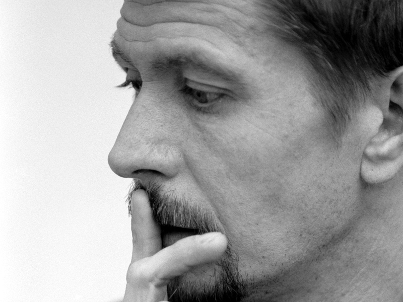 adult, human face, Black and white, Bristles, Profile, men, Man, one person, Face, males, Actor, close-up, beard, facial hair, Gary oldman, looking, serious