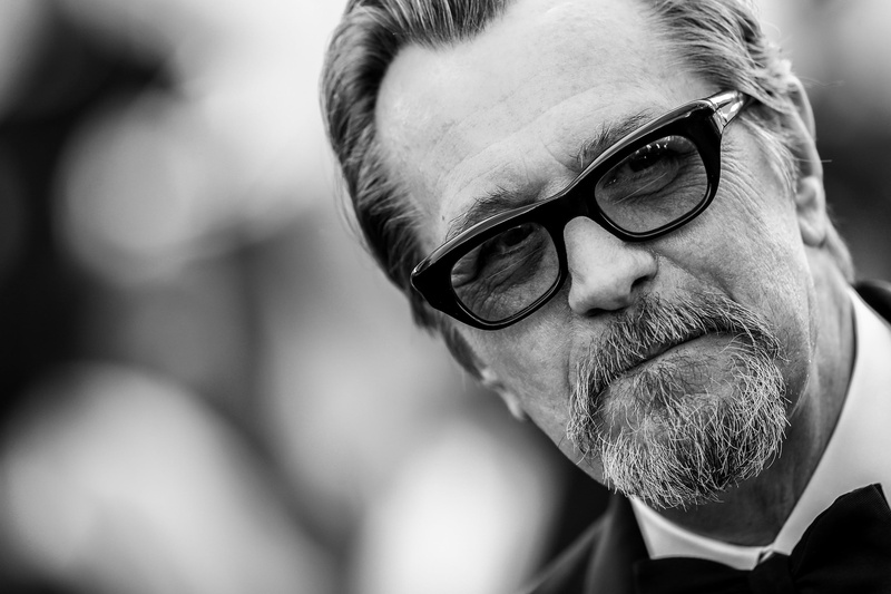 Black and White, Actors, Glasses, 2K, Actor, English, Gary Oldman