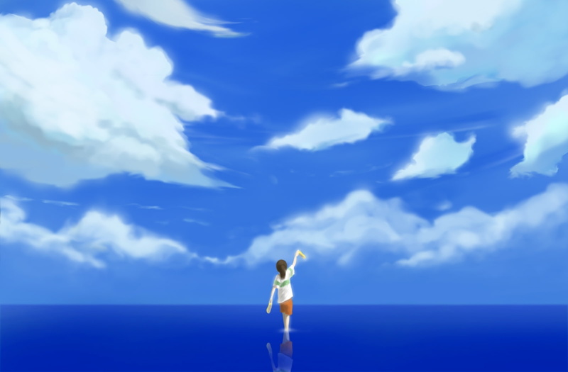 art, spirited away, ogino, 720P, chihiro, water, spirited, nature, hd, away, ogino chihiro