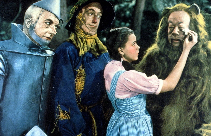 lions, females, fantasy, retro, girls, wizard, classic, 720P, women, actress, garland, judy, robots