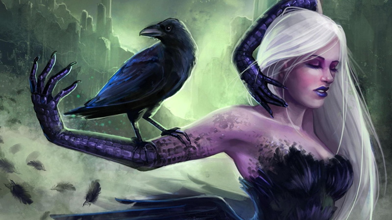 girl, 2K, artwork, sorcerer, witch, Magic, Girls, fantasy, mage, female, wizard, women, Dark, art, occult, woman