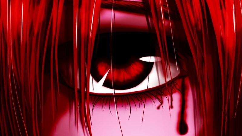 people, aggression, 1080P, red, sensory perception, beauty, body part, mystery, close-up, studio shot, eyelash, backgrounds, curtain, iris - eye, human body part