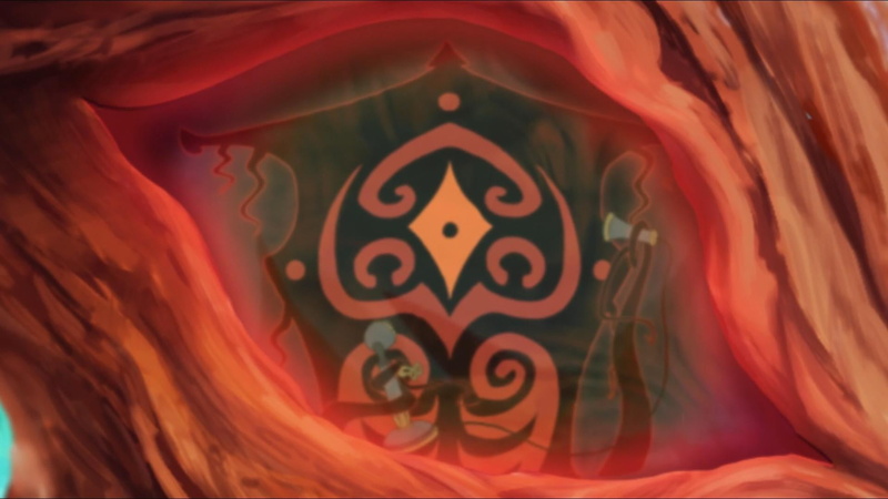 close-up, 1080P, black, illustration, creativity, red, one person, The Legend of Korra, portrait, digital composite, design, mask, Vattu (Legend Of Korra)