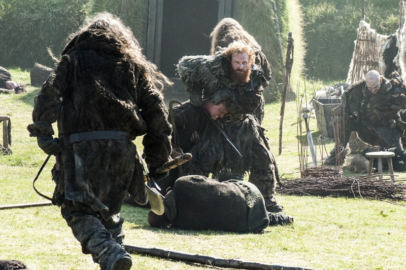 weapon, outdoors, vertebrate, primate, Game Of Thrones, pets, horse, group of animals, Kristofer Hivju, nature, Tormund Giantsbane, ape, 1080P, TV Show