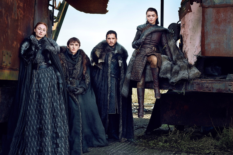 game, characters, Kit Harington, Sophie Turner, 2K, Arya Stark, 2017, thrones, Maisie Williams, Bran Stark, Isaac Hempstead-Wright, Game of Thrones, males