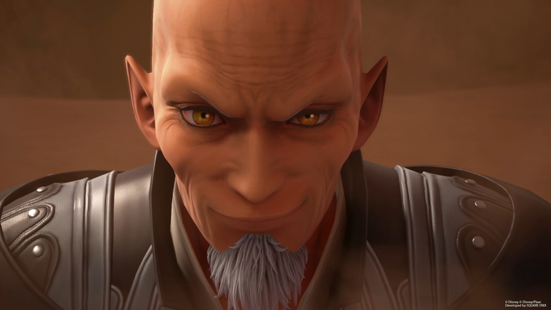 close-up, headshot, emotion, real people, master xehanort, colored background, studio shot, 1080P, kingdom hearts iii, one person, indoors, young adult