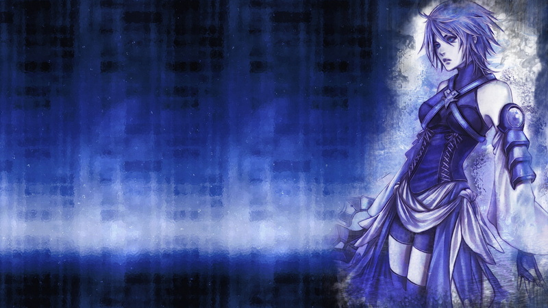 hair, aqua, Blue hair, x, kingdom, blue, Keyblade, hd, 1080P, art, hearts, games, birth, video, sleep