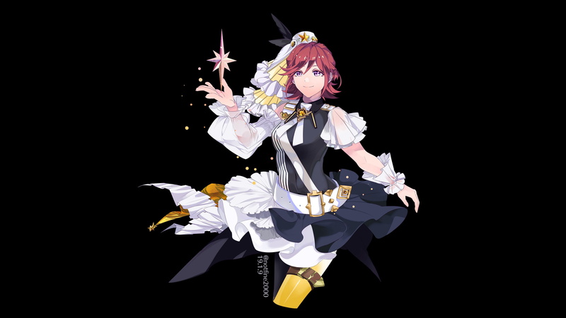 anime, anime girls, Macross Delta, 4K, blue eyes, Walküre, Kaname Buccaneer, redhead, black background