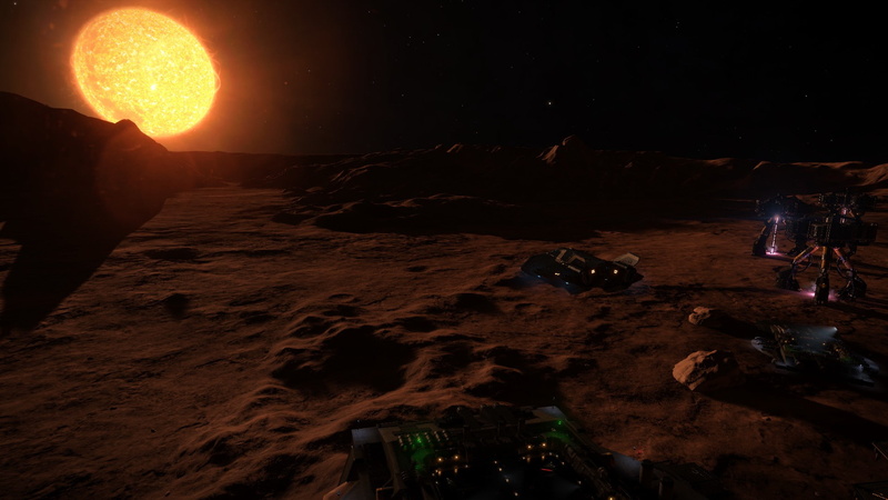 1080P, outdoors, ASP Explorer, non-urban scene, moon, rock, Elite: Dangerous, frontier, illuminated, idyllic, moonlight, tranquil scene, scenics - nature