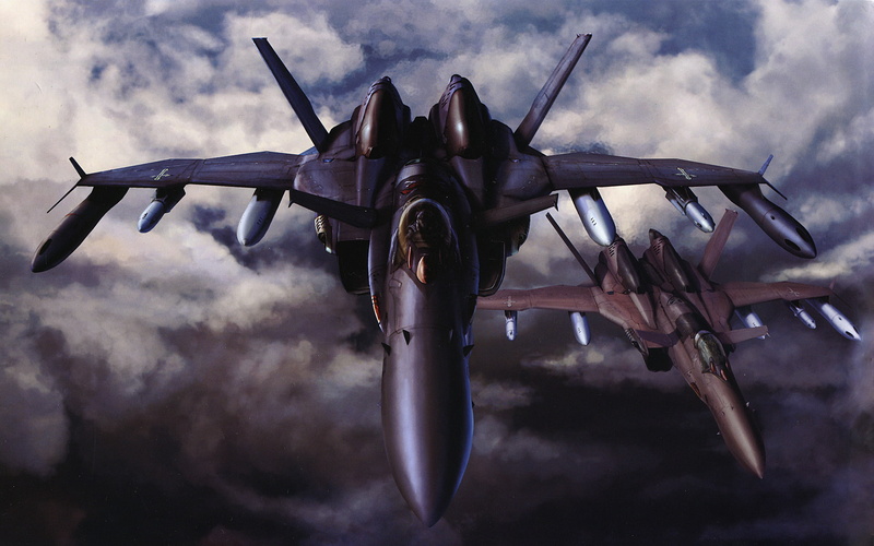 1080P, Macross Zero, Macross, airplane, jet fighter