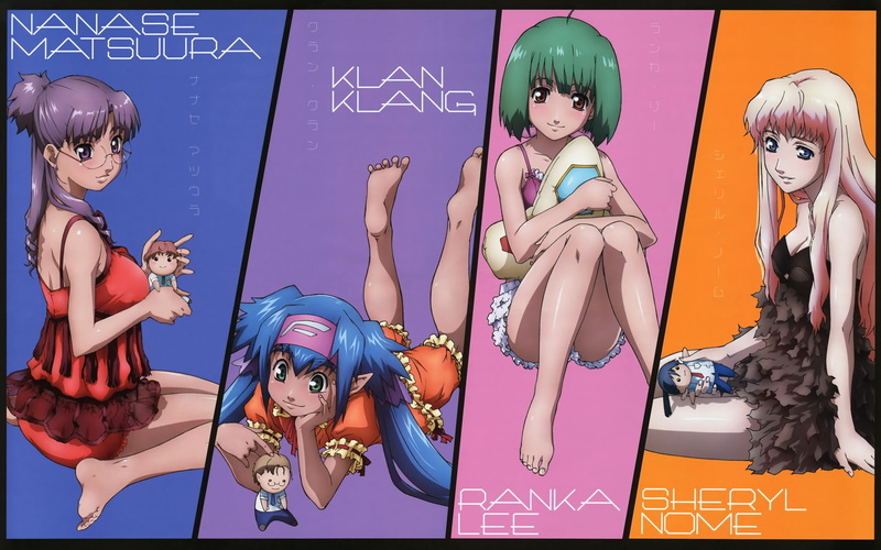 1080P, nome, ranka, klan, girls, anime, Macross, Macross Frontier, art, lee, frontier, sheryl, x, hd, klang