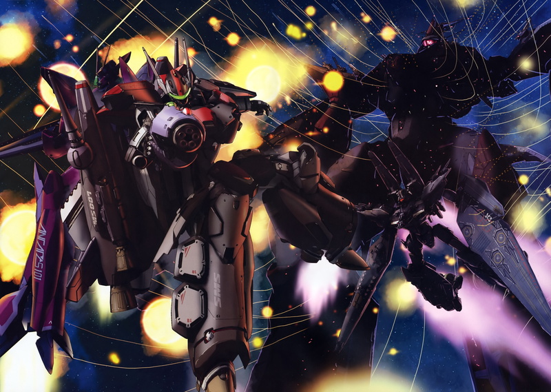 anime, 4K, hd, frontier, art, x, mecha, macross