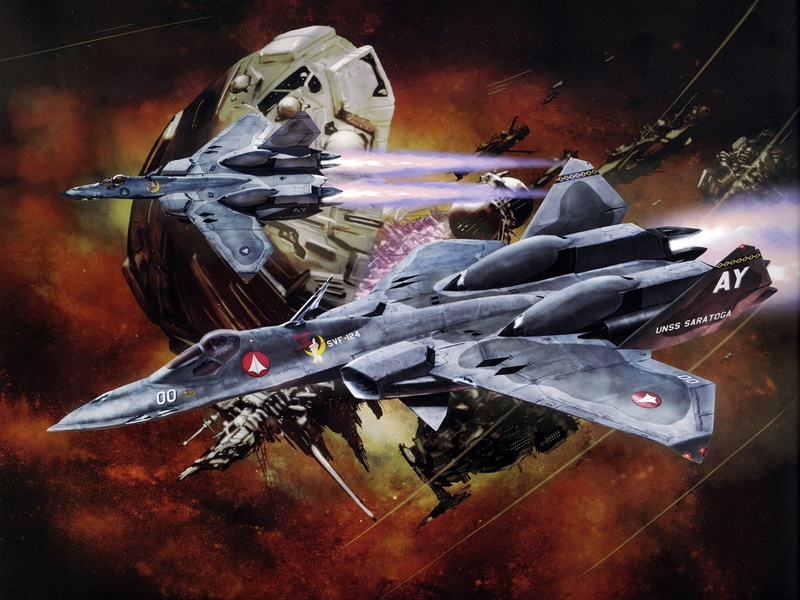 macross, jet, 720P, mecha, anime