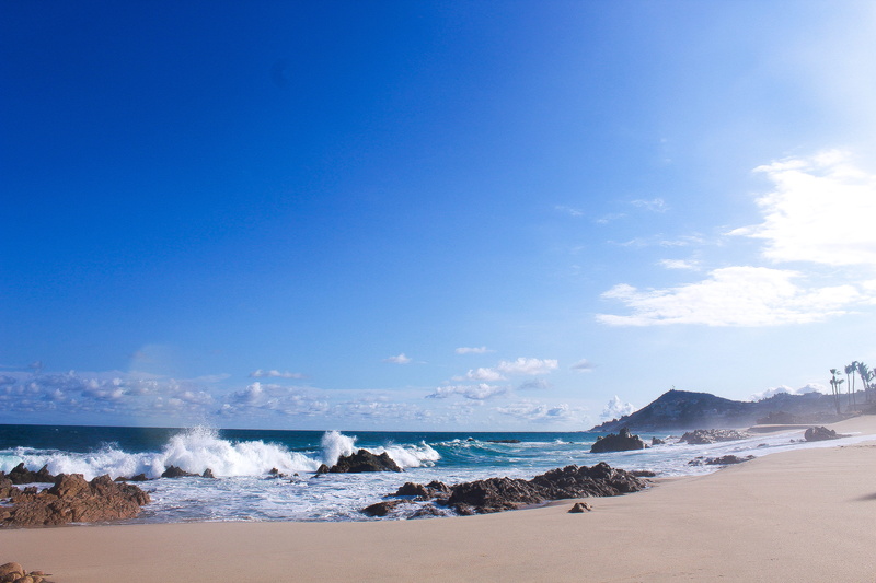 summer, rock, sky, solid, playa, summertime, baja california, baja, waves, wave, paradise, 5K, los cabos, power in nature, land, nature, tranquility, shore