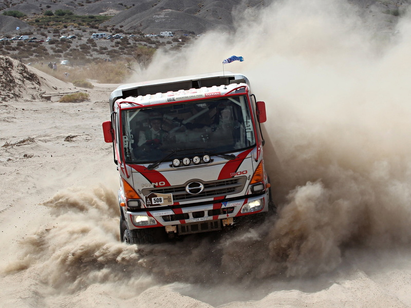 4x4, 500, racing, hino, truck, dakar, race, 1080P, 2010, offroad