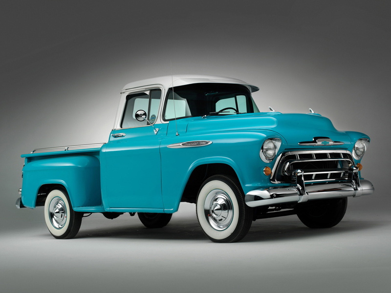 1080P, chevrolet, pickup, 3100, retro, 1957, truck