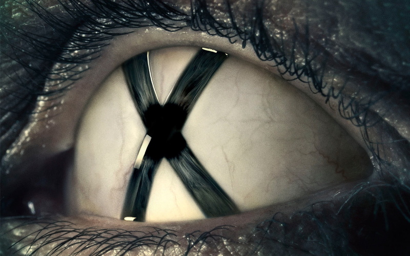 adult, files, lifestyles, extreme close-up, movie, women, detail, one person, body part, leisure activity, series, eyelash, eye, young women