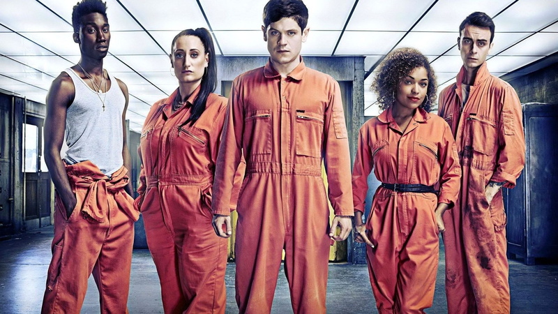 series, misfits, hd, 1080P, kino, men, actors, art, people, film, women, actresses, brunettes, jos, matthew, action, uniforms, tv, mcnulty