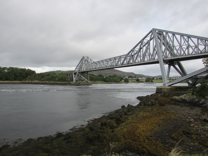 tourism, river bridge, travel destinations, west coast, steel bridge, iron bridge, built structure, water, travel, day, river span, cloud - sky, bay, connel