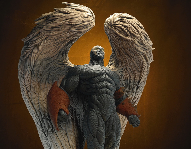 spawn, background, angel, wings, 1080P, suit, angelspawn