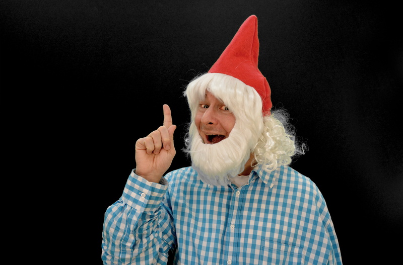 christmas elf, cute, headshot, looking at camera, channel, blue white, front view, kobold, idea, gnome, cap, imp, note, holiday, celebration, black background