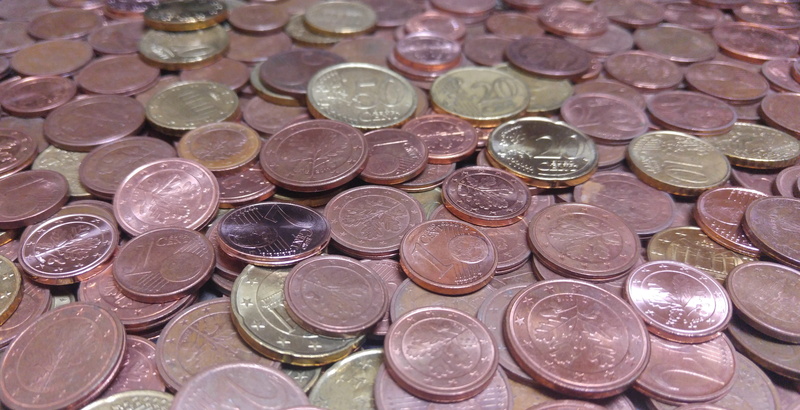 large group of objects, shape, indoors, business finance and industry, Euro, cent, business, currency, high angle view, finance, economy, Cent, Coins, still life