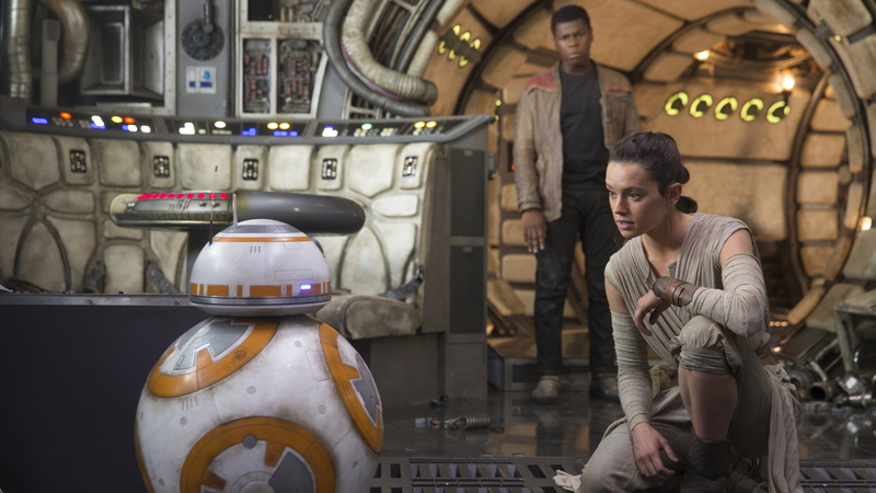 Star Wars, Rey (Star Wars), BB-8, Star Wars Episode VII: The Force Awakens, 5K, Finn (Star Wars), John Boyega, Daisy Ridley