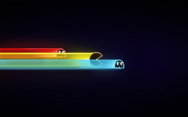 1080P, Pacman, video games