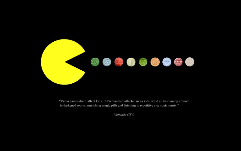 pacman, video game, illustration, 720P, game, video