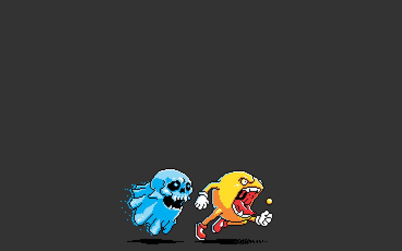 hd, pacman, ghost, 1080P, video games