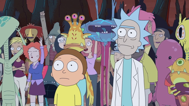 Rick and Morty, day, 1080P, variation, large group of objects, multi colored, retail display, close-up, craft, Morty Smith, Rick Sanchez, creativity, toy