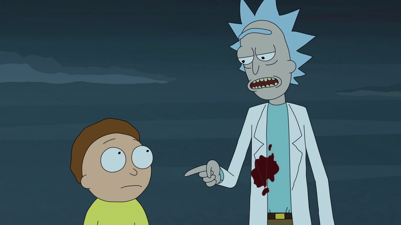 human representation, holding, one person, art and craft, emotion, nature, male likeness, Morty Smith, childhood, men, outdoors, communication, Adult Swim