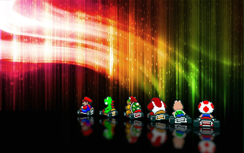 mario, kart, 1080P, nintendo, race, go kart, racing, family